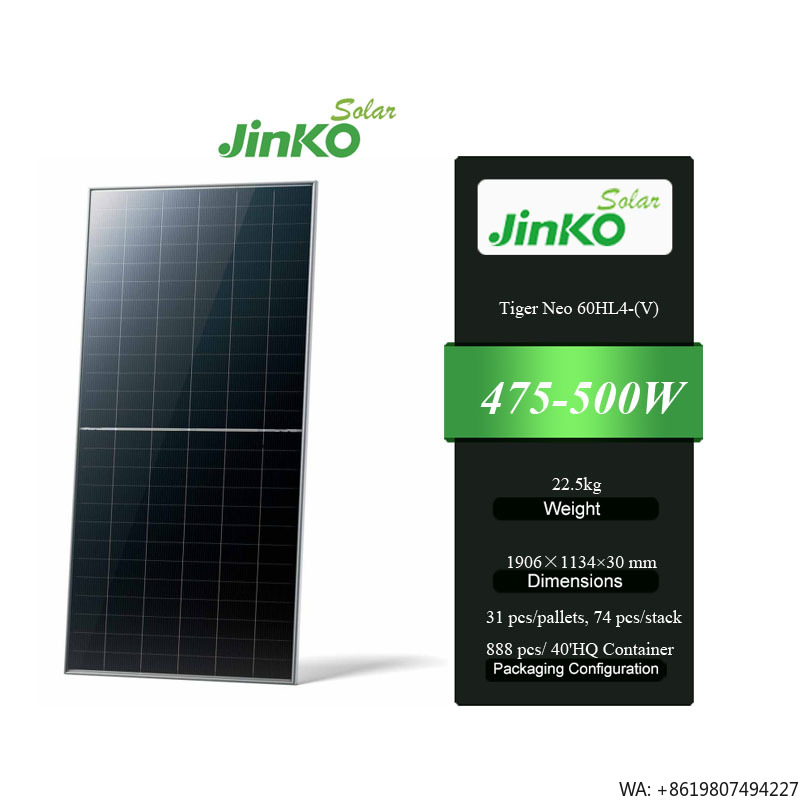 Jinko Solar Panel Tiger Neo - Jinko Tiger Neo 60HL4-(V) 475-500W N-Typ