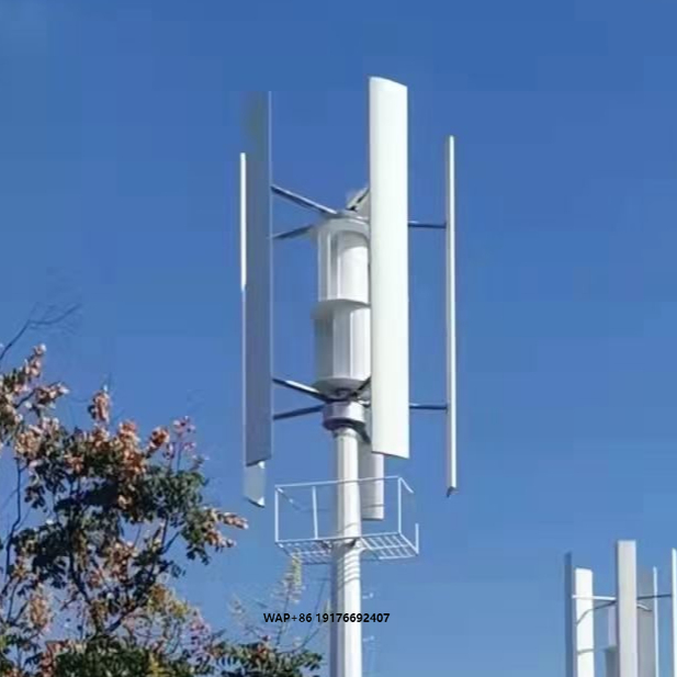 Renewable Energy Solutions - 5KW Erneuerbare Energielösung Vertikalachsen-Windturbinengenerator für Haushalte