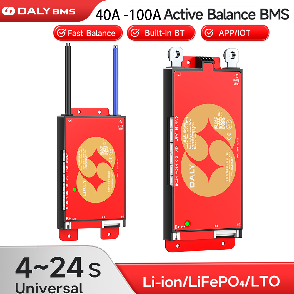 Smart Bms - DALY 100 Smart BMS 4S 8S