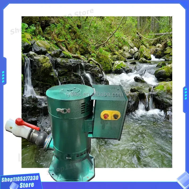 Renewable Energy Hydro - 800W Mikro-Wasserturbinengenerator, tragbares Wasserkraftwerk für Zuhause,