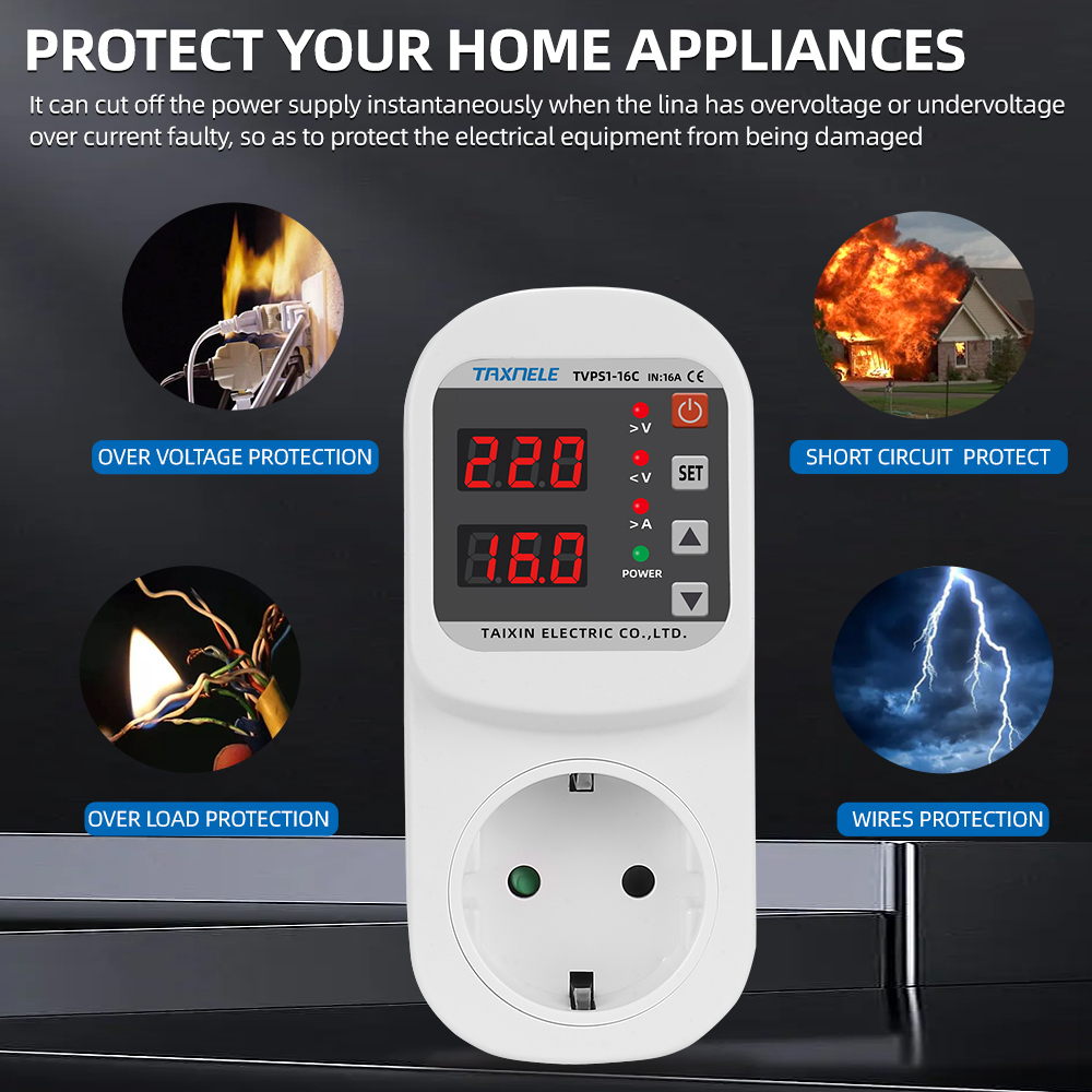 Automatische Spannungs stroms  – Ac Surge Protector Bewertung und Preis
