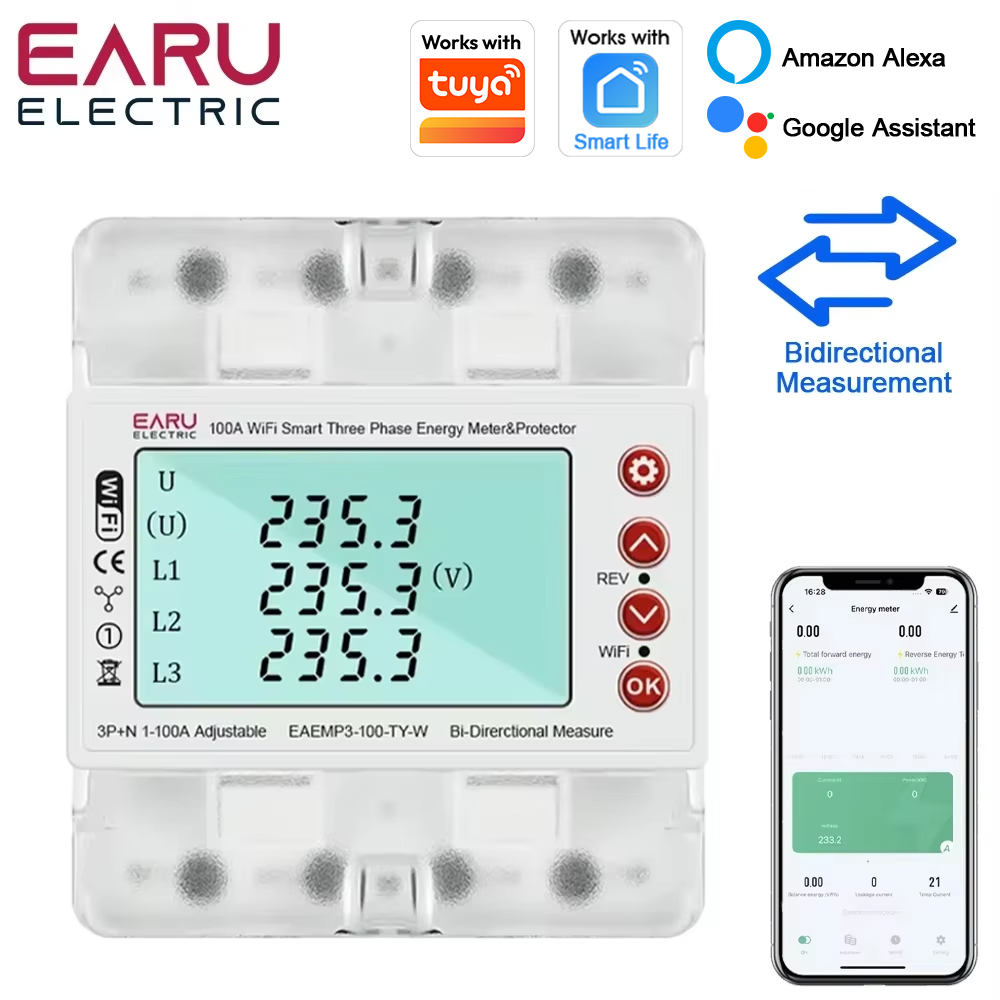 Dreiphasiger AC380V Tuya WiFi  – Ac Surge Protector Bewertung und Preis