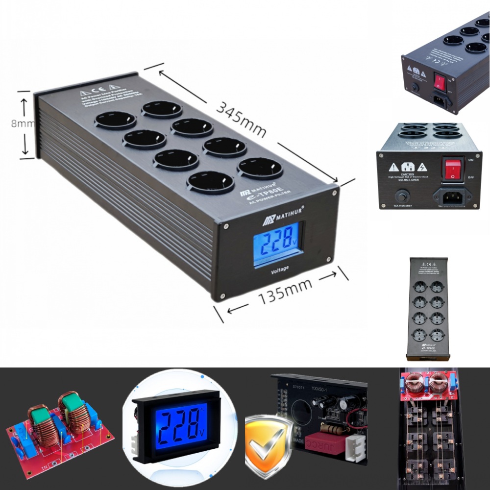 MATIHUR e-TP80 Audio Noise AC  – Ac Surge Protector Bewertung und Preis