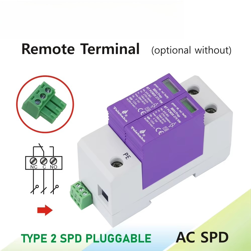 AC SPD 385V 10kA-20kA T2 2P Üb – Ac Surge Protector Bewertung und Preis