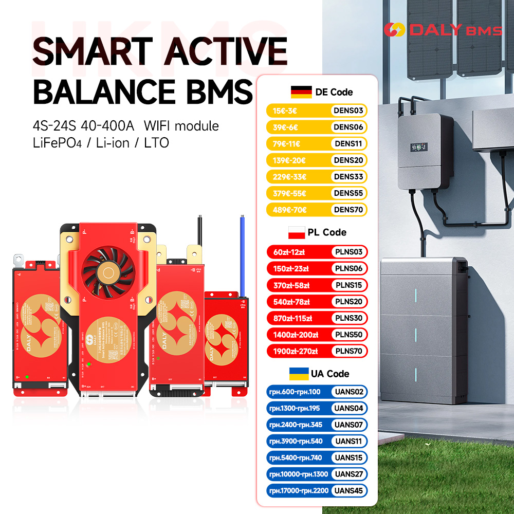 DALY 100 BMS Lifepo4 4S 7S 8S  – Smart Bms Bewertung und Preis