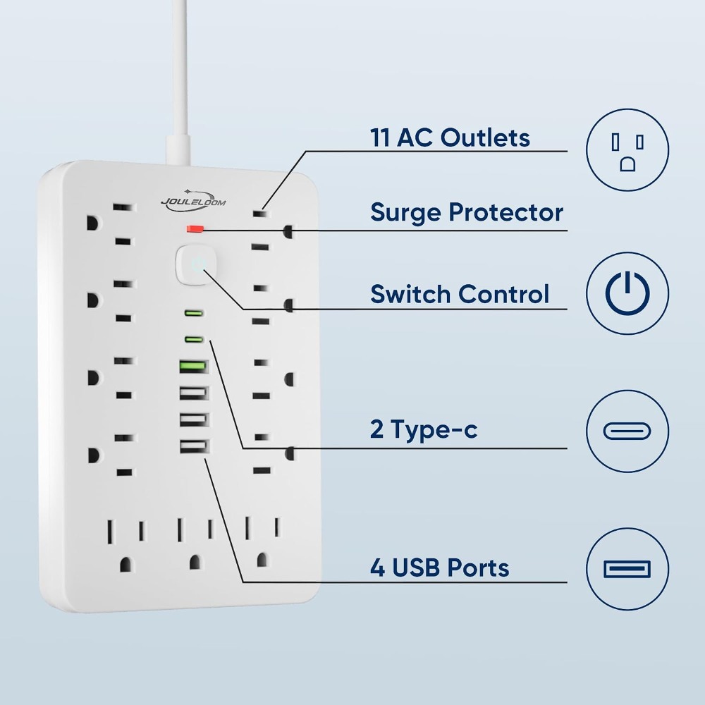 4,5 m Flachstecker-Überspannun – Ac Surge Protector Bewertung und Preis