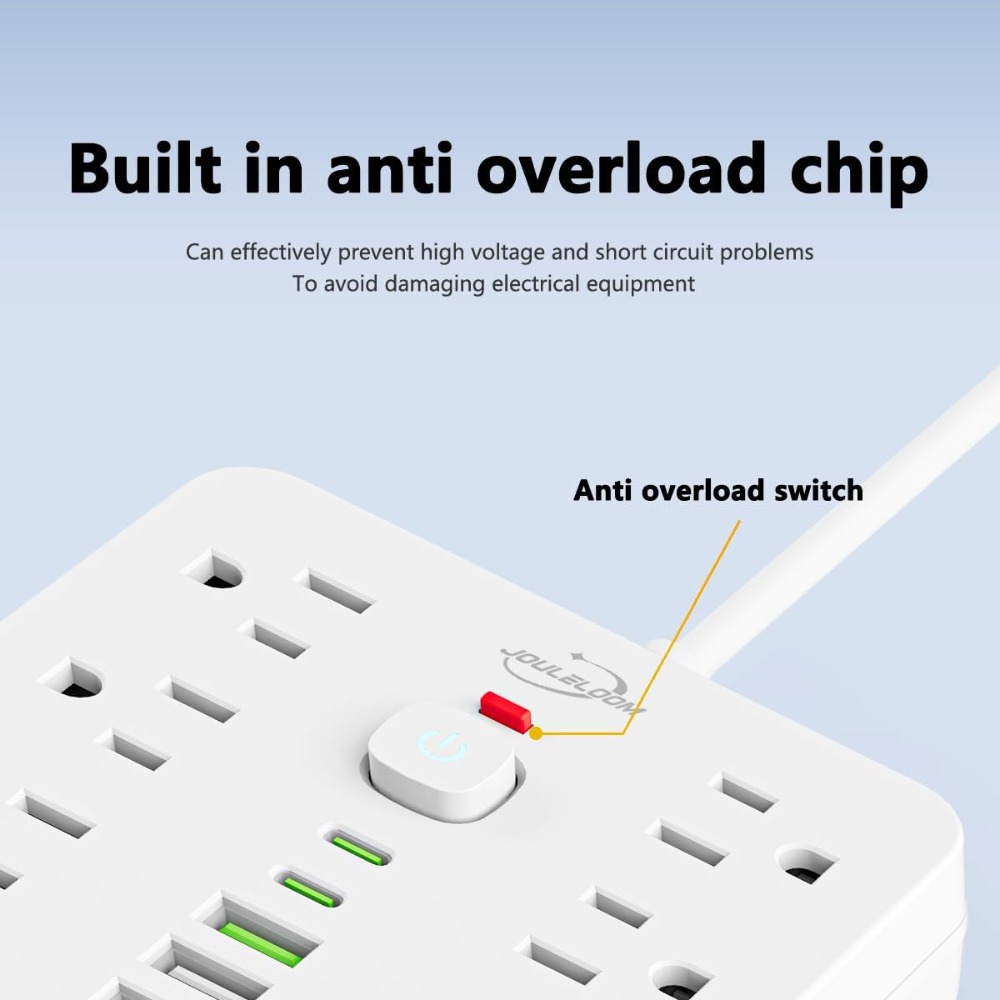 4,5 m Flachstecker-Überspannun – Ac Surge Protector Bewertung und Preis